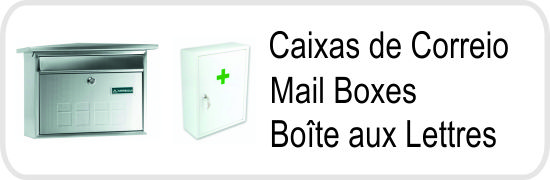 Caixas de correio, entradas de correio e outras